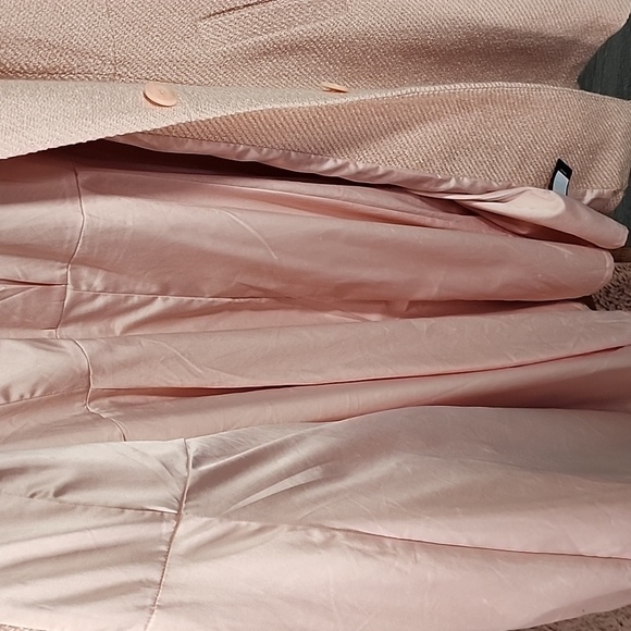 Torrid Blush Pink Wool Winter Button Down Fit and Flare Coat - Picture 11 of 11